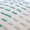 Deerlux 16" Handwoven Cotton Throw Pillow Cover with Ribbed Line Dots and Wave Border, Green QI004315.GN - alternate 7